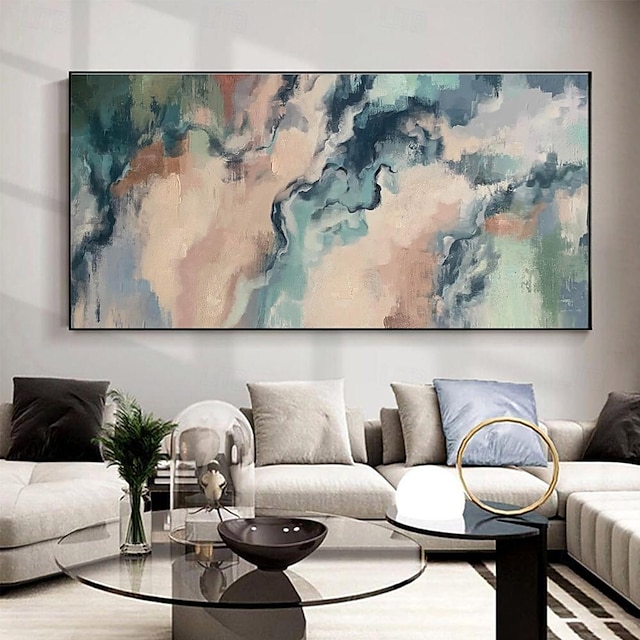  Handmade Oil Painting Canvas Wall Art Decoration Modern Abstract Ink Style Painting for Home Decor Rolled Frameless Unstretched Painting