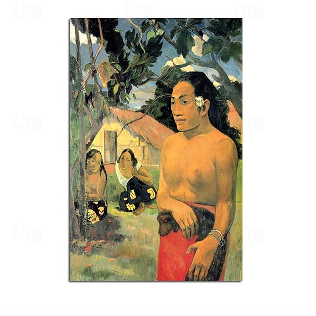  Ölgemälde von Paul Gauguin, handgefertigt, handgemalt, Ölgemälde, Wand, berühmtes abstraktes Paul Gauguin, Vintage-Aktporträt, Gemälde, Heimdekoration, Dekor, gerollte Leinwand, kein Rahmen, ungedehnt