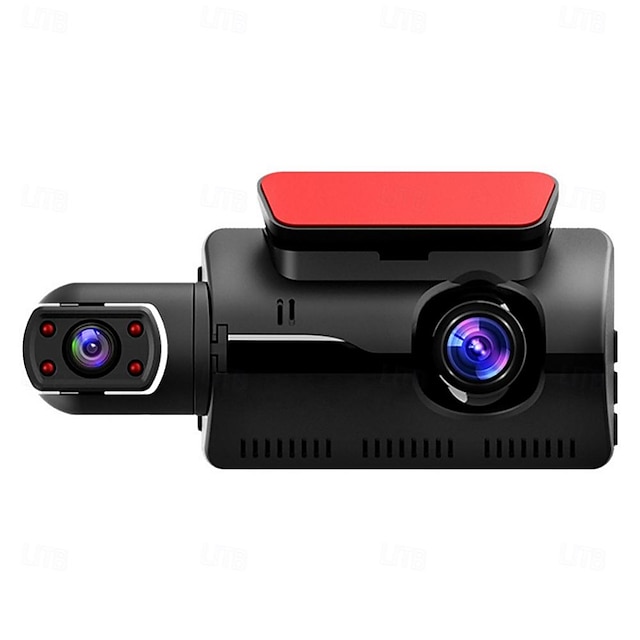  Kamera samochodowa z dwoma obiektywami, czarna skrzynka, czarna skrzynka, HD 1080p, samochodowy rejestrator wideo z Wi-Fi, noktowizor, czujnik g, nagrywanie w pętli dvr, kamera samochodowa