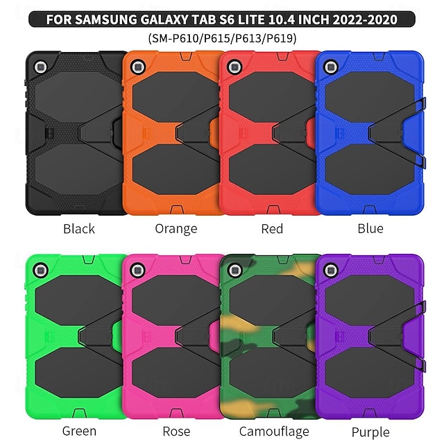  Tablette Etuis coque Pour Samsung Galaxy Tab S6 Lite A8 10.5'' A7 Lite 8.7'' A7 A 8.0