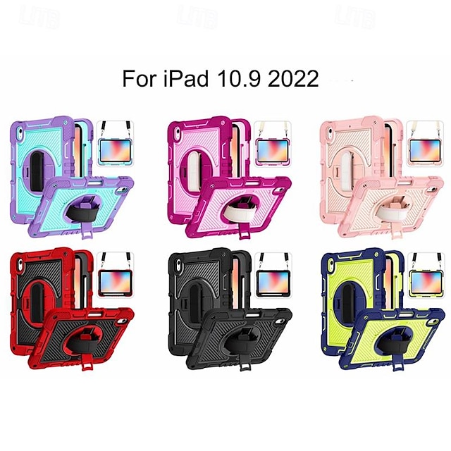  Tablette Etuis coque Pour Apple iPad 10.9'' 10ème iPad Air 5e ipad 9th 8th 7th Generation 10.2 inch iPad mini 6e iPad mini 5ème 7.9