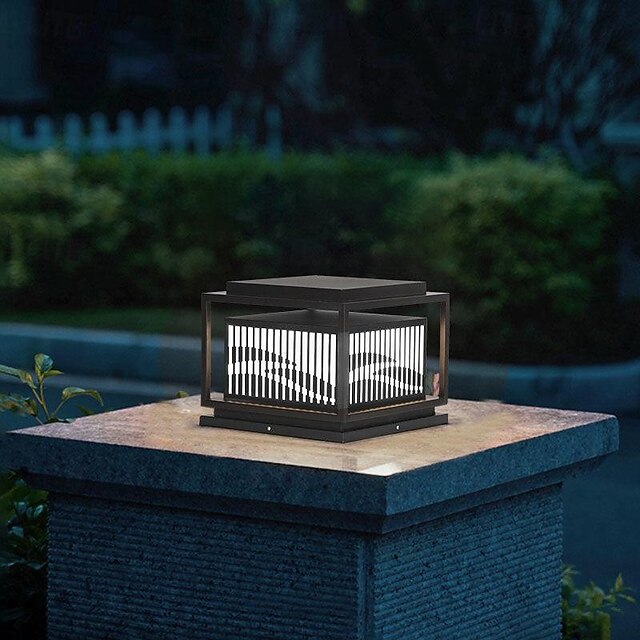 Outdoor Waterproof IP54 Column Lawn Lights,Creative Imitation Marble ...