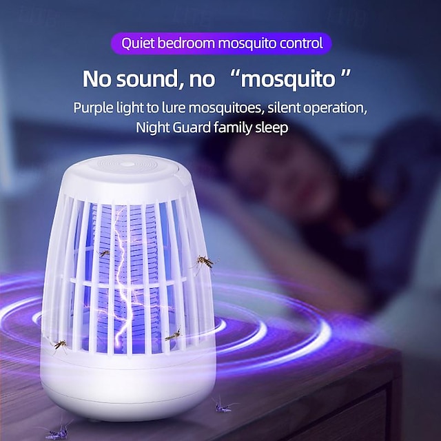 nuova lampada per zanzare con scossa elettrica usb casa interna repellente per zanzare esterno commerciale mosca disinfestatore