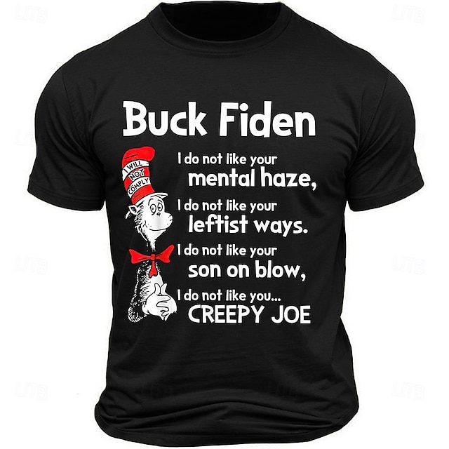  Buck Fiden Camiseta masculina de algodão gráfico camiseta esportiva clássica manga curta camiseta confortável esportes ao ar livre férias verão roupas de grife