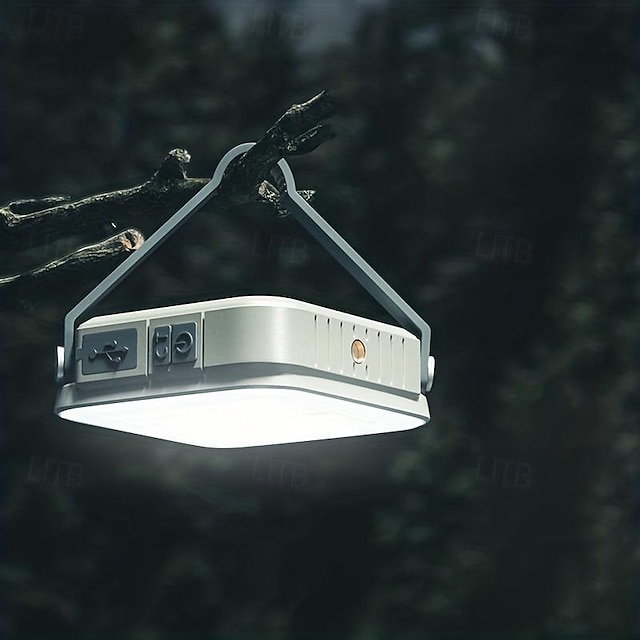  مصابيح LED محمولة تعمل بالطاقة الشمسية، ضوء للتخييم في الهواء الطلق، مصباح خيمة قابل لإعادة الشحن، فانوس للمشي لمسافات طويلة