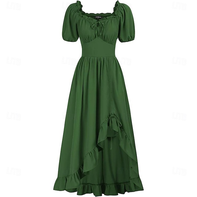  Retro Vintage Medieval Renascentista Vestido Celta Viking Elfo Mulheres Dia Das Bruxas LARP Vestido