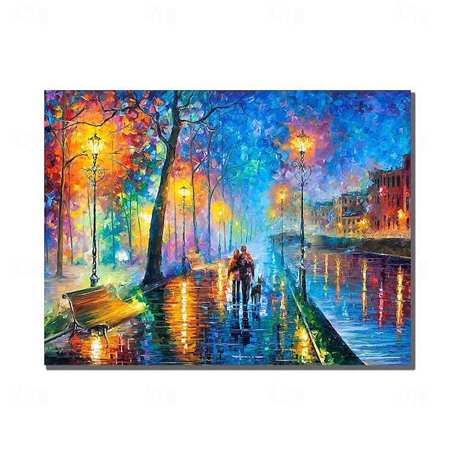  Oil Painting Handmade Hand Painted Wall Art Impression Landscape Canvas Painting Home Decoration Decor No Frame Painting Only
