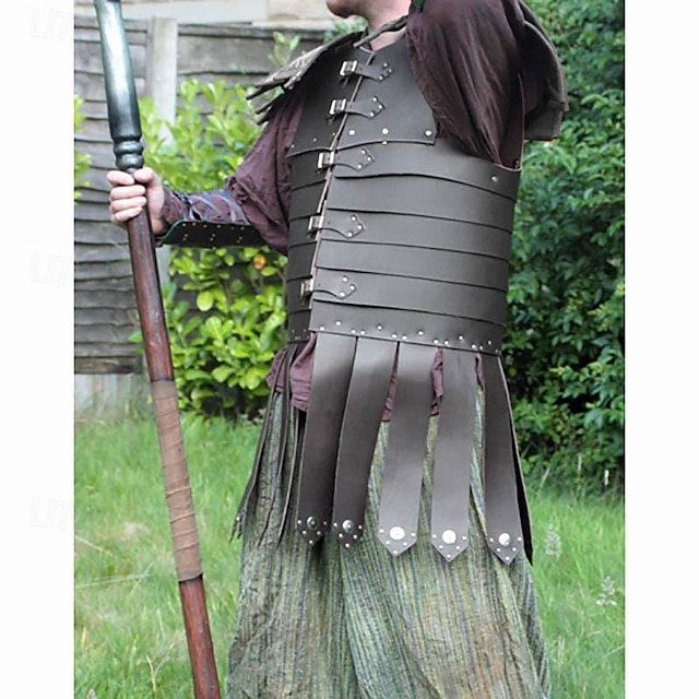  Retro Vintage Medieval Renaissance Armor Kilts Arm Guards Warrior Viking Men's Women's Halloween LARP More Accessories