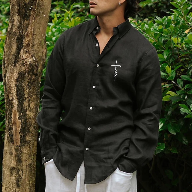  Мужская рубашка уличная повседневная летняя весенняя рубашка с воротником-стойкой теплого белого цвета s, m, l рубашка