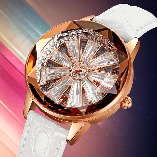  SKMEI Women Quartz Watch Creative Fashion Casual Wristwatch Waterproof Decoration Leather Watch