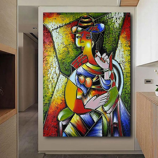  öljymaalaus käsintehty käsinmaalattu seinätaide moderni figuuri rakastaja ihmiset kodin sisustus sisustus valssattu kangas ei kehystä venyttämätön