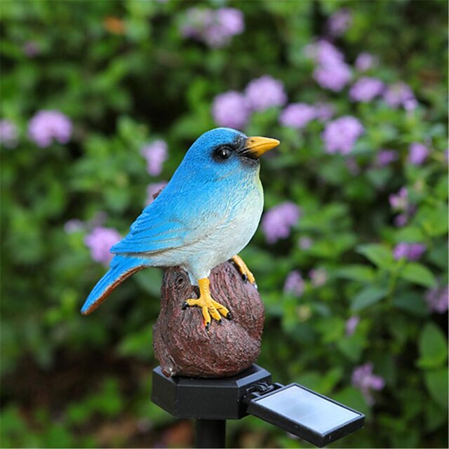 Solar LED Bird light Sparrow Light Animal Solar Garden Light Waterproof ...