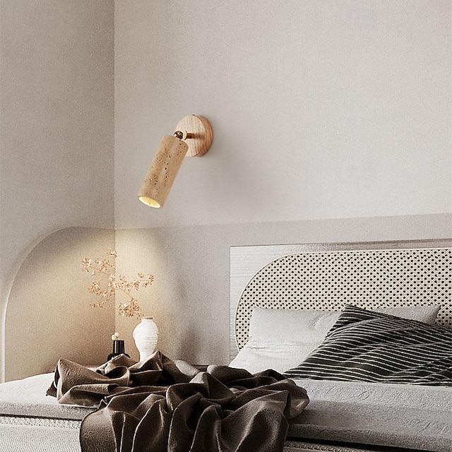  Lámparas de pared led, apliques de pared minimalistas de piedra, estilo moderno contemporáneo, sala de estar, dormitorio, comedor, luz de pared de metal