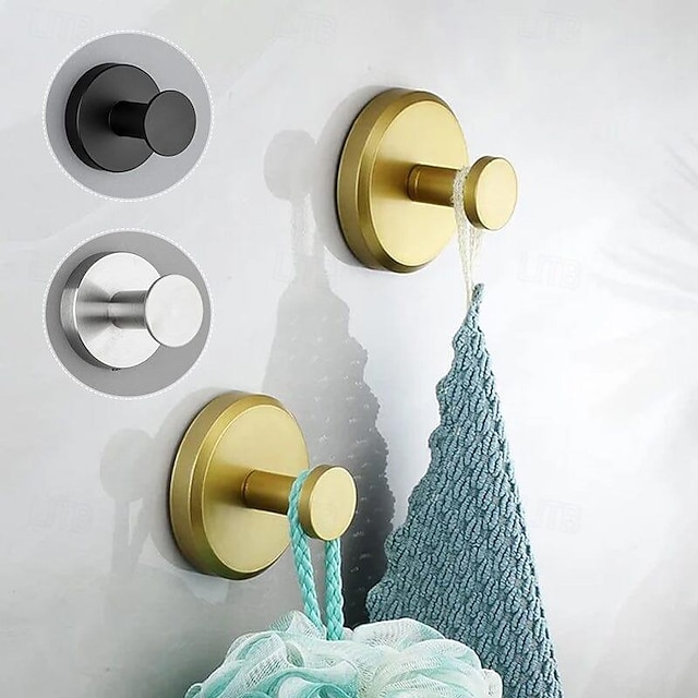 Ganci a ventosa in acciaio inossidabile 304 per doccia, bagno, cucina, porta in vetro, specchio, luffa per piastrelle, asciugaano, cappotto, accappatoio del 2026 a GBP £5.49