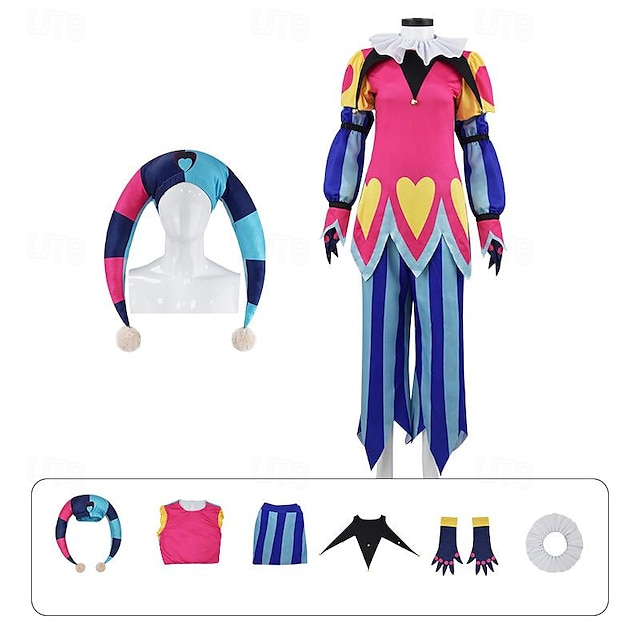  Inspired by Hazbin Hotel Fizzarolli Anime Cosplay Costumes Japanese Halloween Cosplay Suits Long Sleeve Costume For Women's