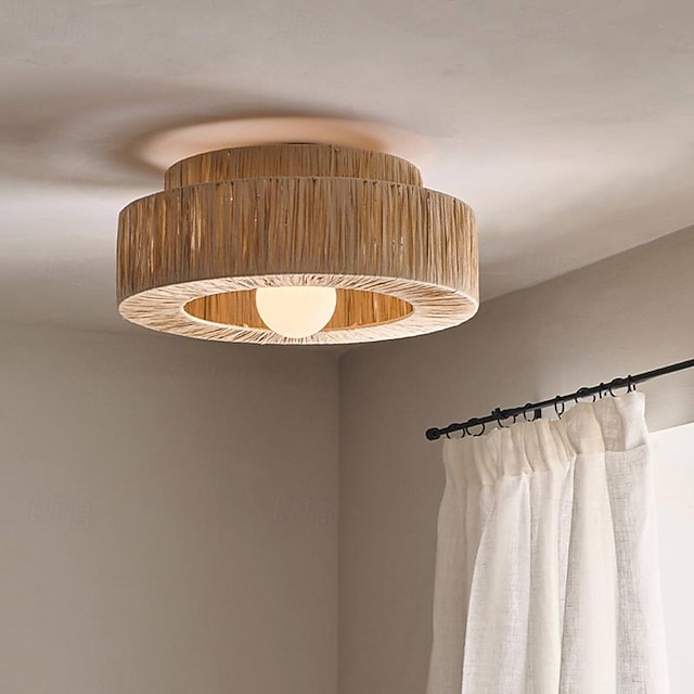  led taklampe rotting 28cm design luksuriøs moderne stil spisestue soverom pendellamper 110-240v