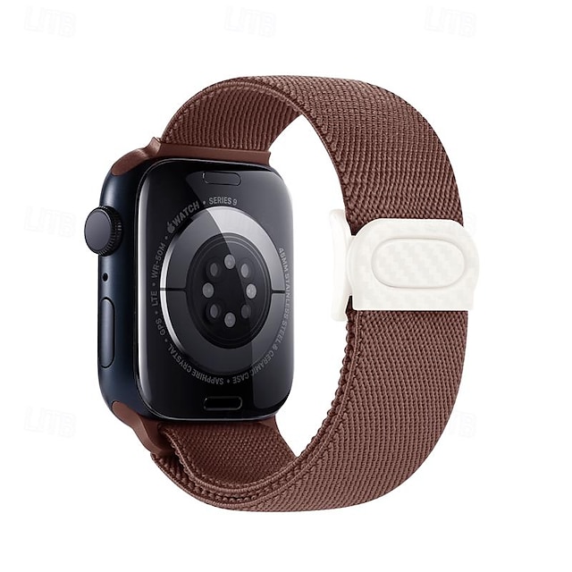  Bracelet Sport Compatible avec Bracelet Apple Watch 38mm 40mm 41mm 42mm 44mm 45mm 49mm Élastique Ajustable Nylon Bracelet de remplacement pour iwatch Ultra 2 Series 9 8 7 SE 6 5 4 3 2 1