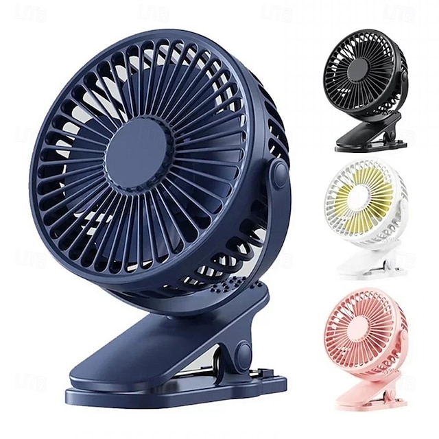  Portable Mini Handheld Fan: USB Rechargeable, Quiet Table Fan, High-Quality for Student Dorms, Small Size for Efficient Ventilation, Perfect for Travel, 3-Speed Silent Operation, 360° Rotation, Rechargeable