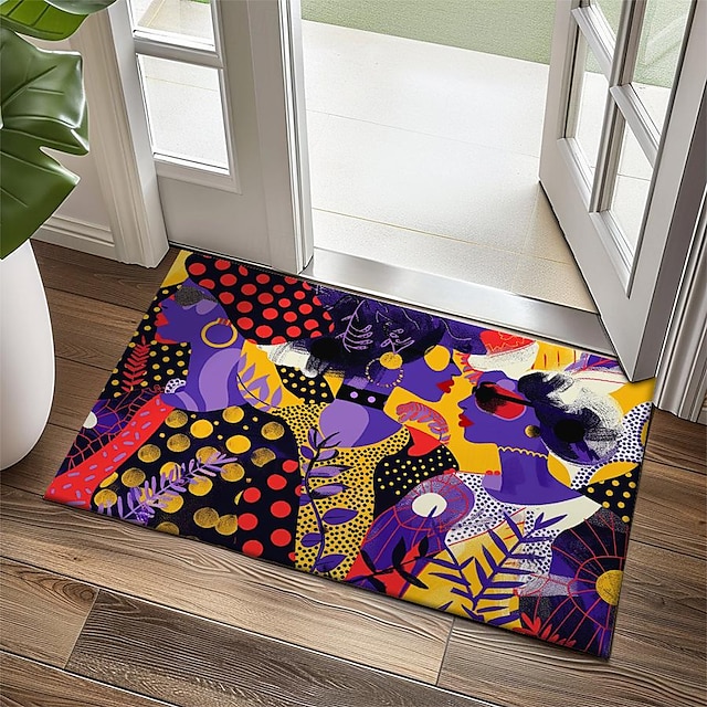  kunst vrouwen deurmat keuken mat vloermat antislip gebied tapijt oliebestendig tapijt binnen buiten mat slaapkamer decor badkamer mat entree entree tapijt