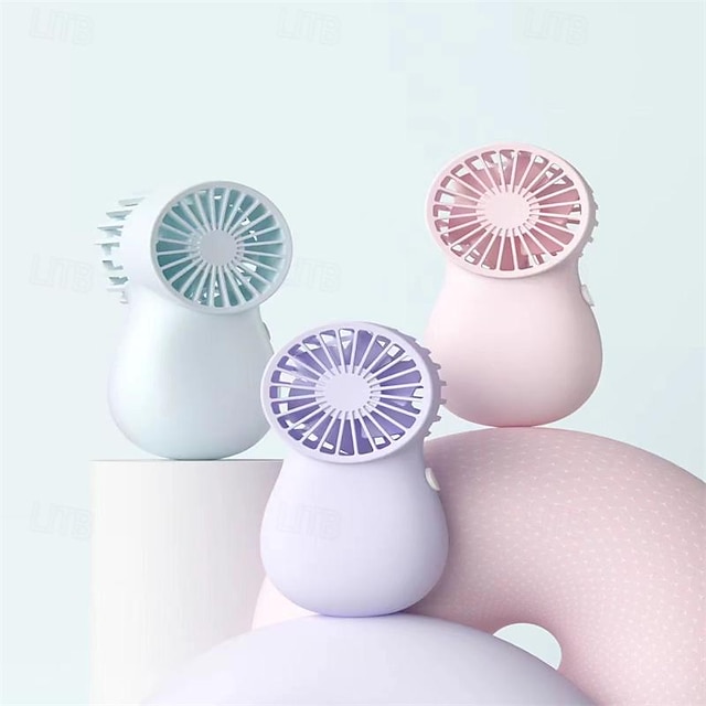  Cute creative handheld mini dormitory home outdoor travel home furnishings electric small fan