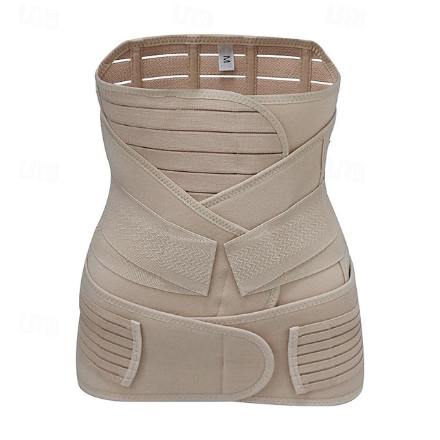  Envoltura abdominal posparto 3 en 1 - cinturón de recuperación para vientre/cintura/pelvis banda negra para vientre posparto