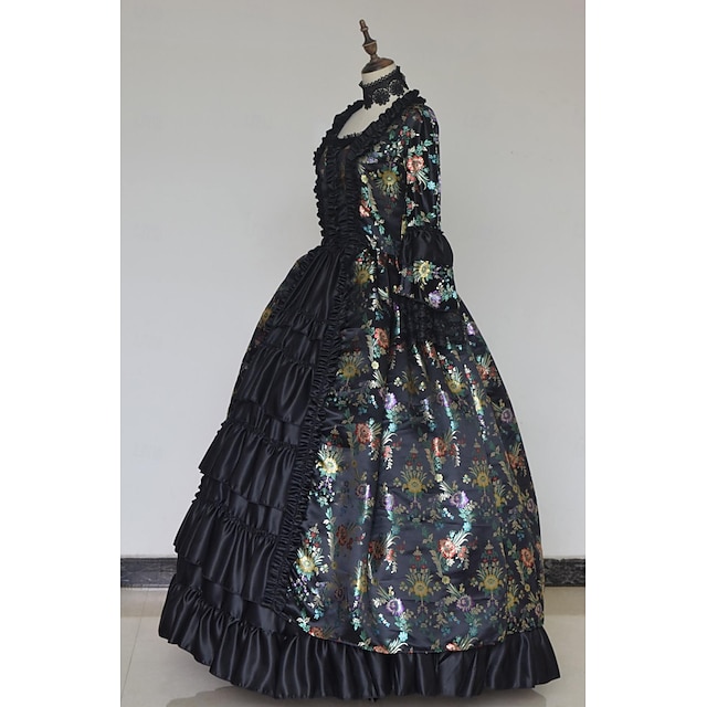 Rococo Victorian Ball Gown Party Costume Masquerade Prom Dress Plus ...