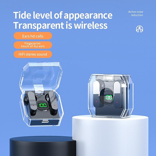  K30 TWS True auriculares inalámbricos En el oido Bluetooth 5.3 Deportes Auriculares inalámbricos para juegos de baja latencia para juegos móviles Micrófono Incorporado para Apple Samsung Huawei