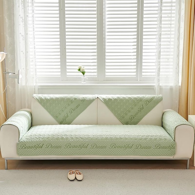  Cojín de sofá con reposabrazos, funda de respaldo con textura de gofre, cojín de sofá de felpa antideslizante, cojín de sofá simple de color sólido