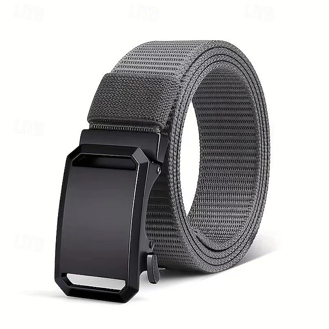 Men's Belt Outdoor Belt Waist Belt Black Blue Nylon Adjustable Heavy-Duty Plain Outdoor Daily 11