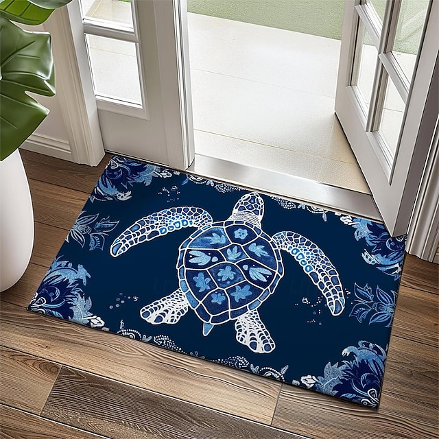  mořská želva rohožka kuchyňská podložka podlahová rohož protiskluzová plocha kobereček odolný proti oleji koberec vnitřní venkovní rohož ložnice dekorace koupelnová rohož vstupní koberec