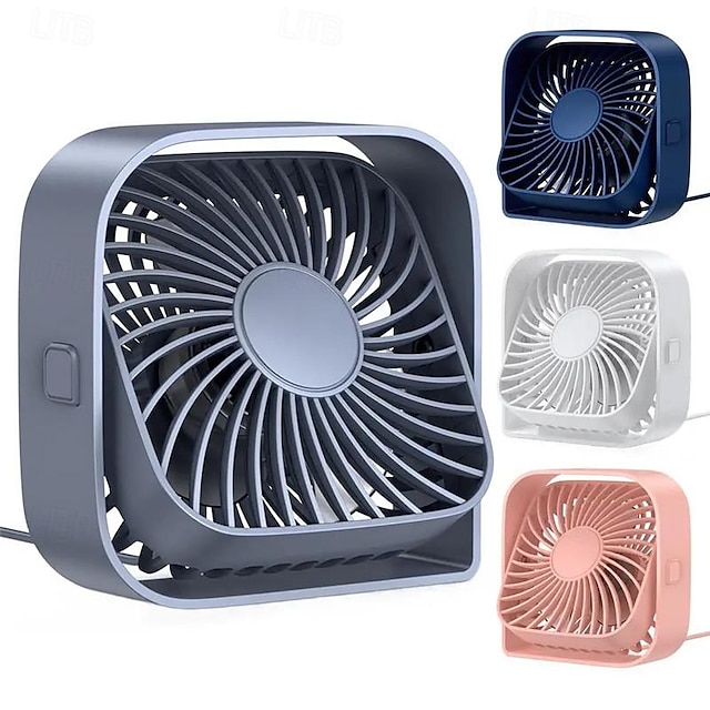  usb desktop kleine ventilator mini kantoor slaapzaal desktop superstille grote windventilator met 3 snelheden