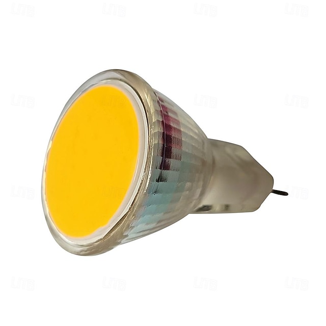 MR11 GU4 LED Bulb DC/AC 12V Bulbs 3W LED Bulbs Warm White 3000K /White 6000K Suitable for Home Landscape Embedded Rail Lighting 1pc