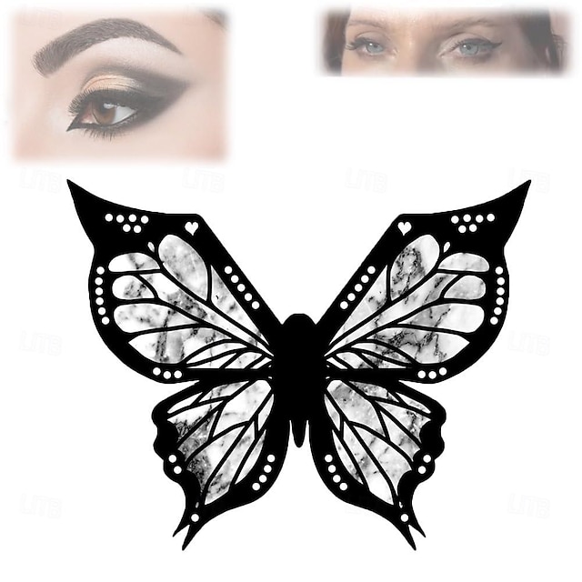  Butterfly Stencil for Eyeliner, Butterfly Eyeliner Stencil, Butterfly Eye Makeup Stencil, Butterfly Stencil Works Even On a Hooded Eyes Babe, I Swipe Eyeliner for Hooded Eyes