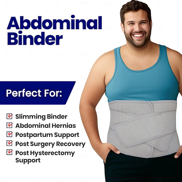 Abdominal Binder Post Surgery Tummy Tuck Postpartum Belly Band Wrap