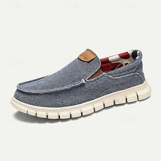 Men's Loafers & Slip-Ons Formal Shoes Dress Shoes Canvas Comfortable ...