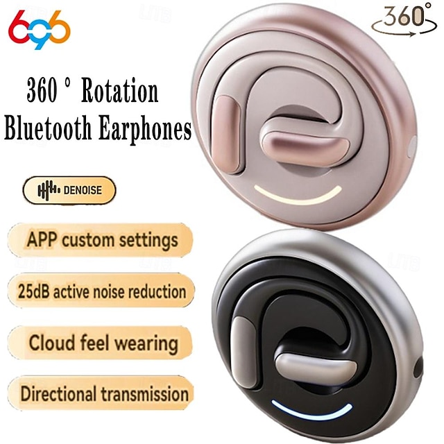  696 X7 Hands Free Telephone Driving Headset Ear Hook Bluetooth 5.3 Noise cancellation Stereo for Apple Samsung Huawei Xiaomi MI  Yoga Fitness Running Office Business Girls Mobile Phone Gaming
