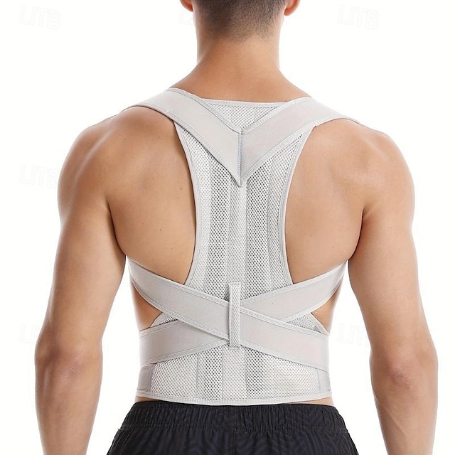  Unisex Posture Corrector Adjustable, Comfort Fit Back Support Brace to Stop Slouching  Hunching, Hand Washable