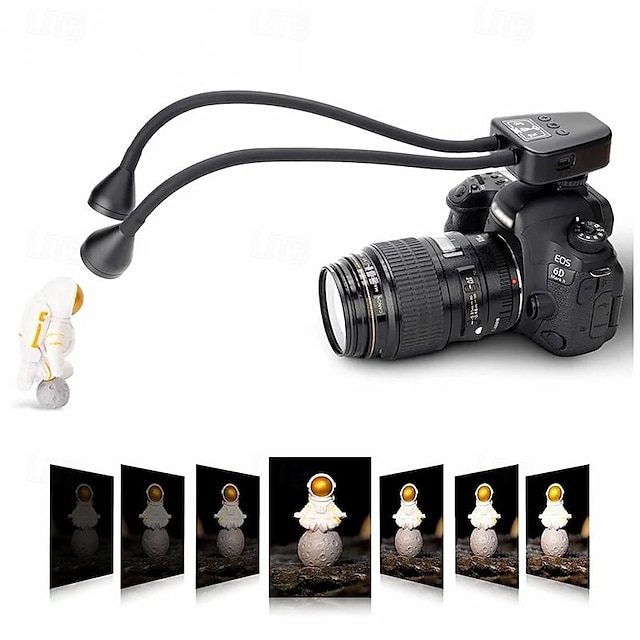  Ramię makro led z 10-stopniową regulacją jasności oświetlenie makro do canon nikon sony olympus fujifilm dslr