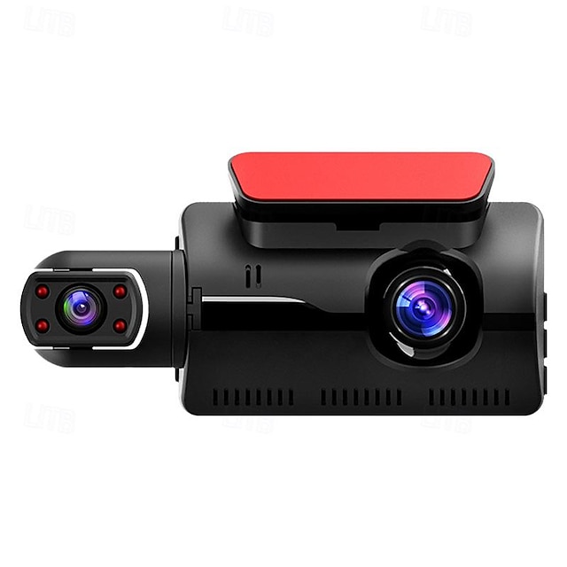  3-inch rijdende recorder voor de auto, high-definition dubbele lens, dubbele opname, 360 graden autocamera