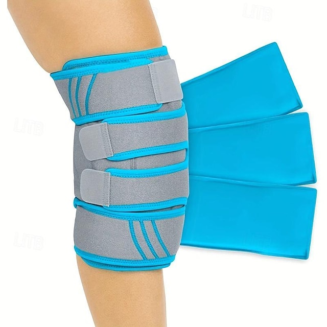  Gel Knee Pads, Cold And Hot Ice Pads, Gel Protectors, Hot Support Belts Suitable For Arthritis, Tendinitis, ACL, Sports Injuries, Osteoarthritis, For Women And Men