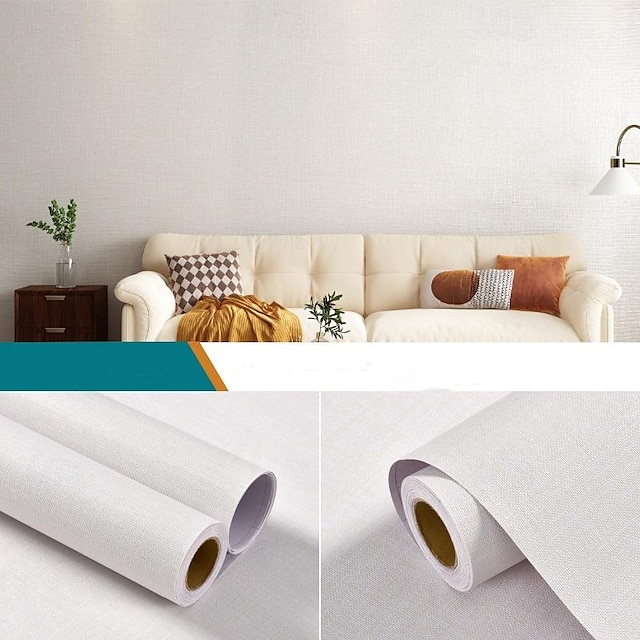  moderni vinyyli vedenpitävä irrotettava sileä tapetti tarra itseliimautuva kontaktipaperi huonekaluihin tarroja keittiö olohuone 300x60cm