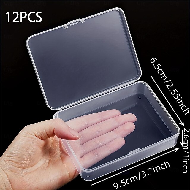 12pcs Transparent Plastic Packaging Box for Hardware Tools, Sample ...