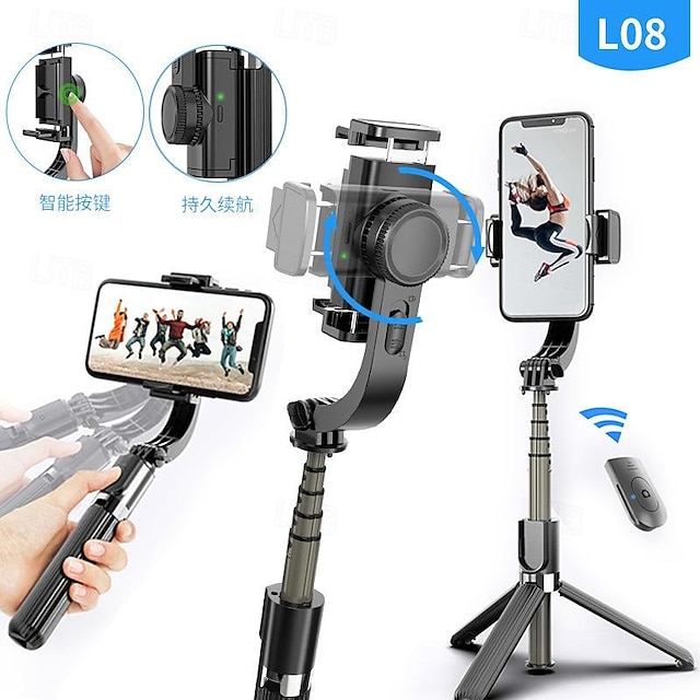  L08 2-Axis Gimbal Stabilizer Portable Outdoor Handheld Design For Mobile Phone