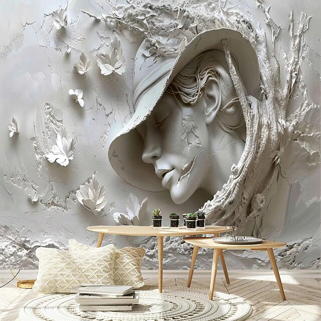  siistit taustakuvat 3d tapetti seinämaalaus seinätarra peittävä painatus kuori ja tikku irrotettava itseliimautuva salainen metsä pvc / vinyyli kodin sisustus