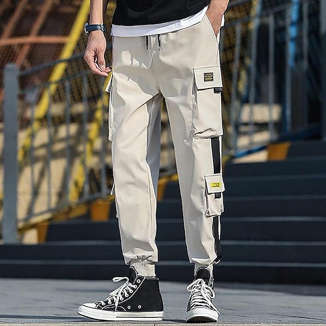 Men's Cargo Pants Cargo Trousers Joggers Trousers Harem Pants ...