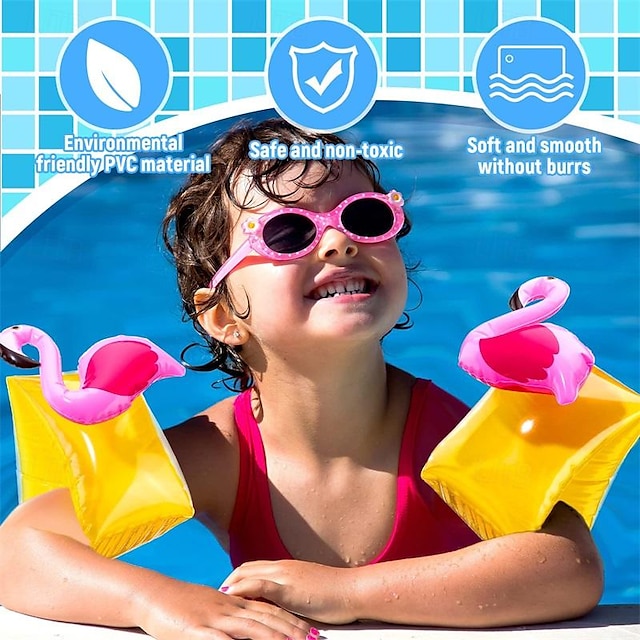  Brațe de înot pentru copii Brațe gonflabile de înot mâneci de înot plutitoare inele pentru braț de înot pentru copii mici, băieți, fete