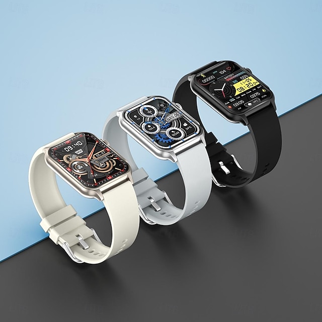  KT64 Chytré hodinky 1.96 inch Inteligentní hodinky Bluetooth Krokoměr Záznamník hovorů Sledování aktivity Kompatibilní s Android iOS Dámské Muži Dlouhá životnost na nabití Hands free hovory Voděodolné
