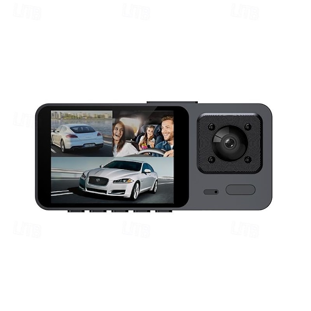  2.0-inch Three-lens Car Camera Three-way High-definition Night Vision Driving Recorder