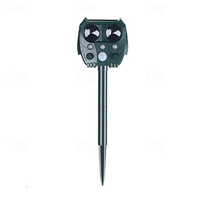 Répulsif Ultrason Solaire Pour Chats, Chiens, Rongeurs - Détecteur De Mouvement 10 M, étanche IP44 - Pour Jardin, Cour
