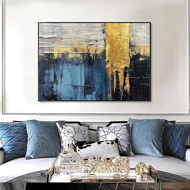  Handmade Oil Painting Canvas Wall Art Decoration Modern Abstract for Home Living Room Decor Rolled Frameless Unstretched Painting